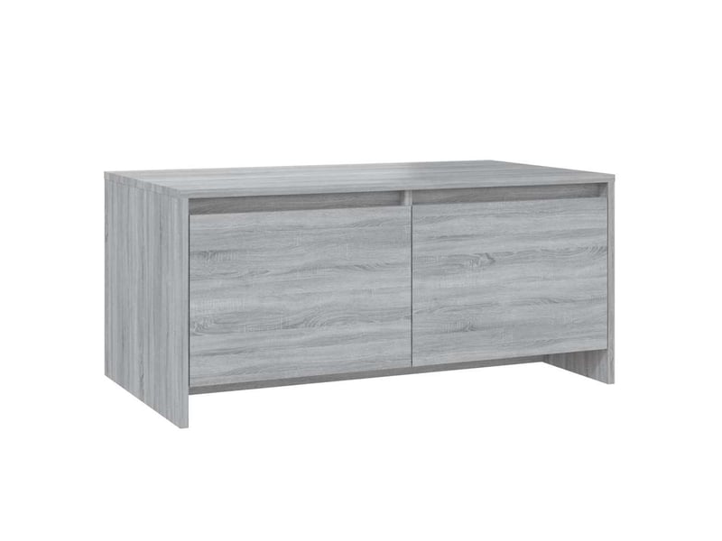  Table basse rectangulaire | table de salon sonoma gris 90x50x41,5 cm bois d'ingénierie  - Conforama A