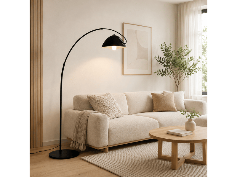  Lampadaire arqué – éclairage 3 couleurs ASLED-380 - Conforama B