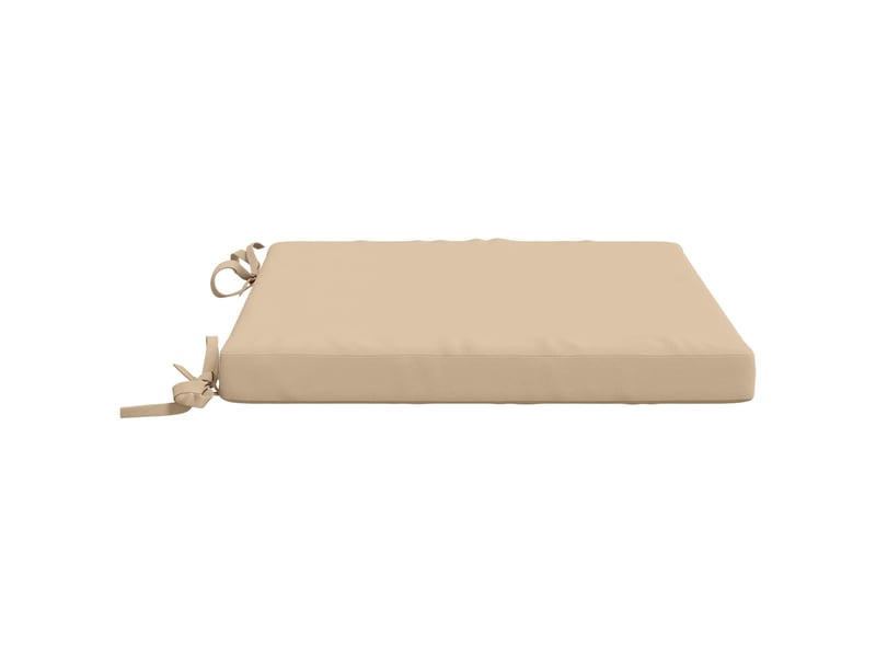  Lot de 4 coussins de siège, coussins d'assise soest 100 % polyester crème cf60391  - Conforama D