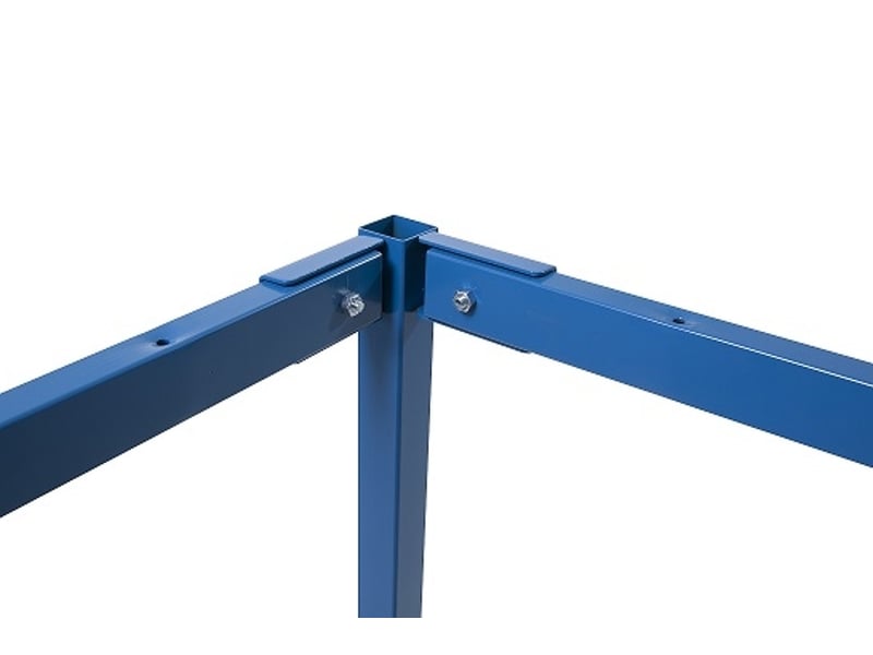  Table de travail provost 8 pieds - 3500 mm x 1200 mm x 1000 mm (mélaminé gris)  - Conforama D