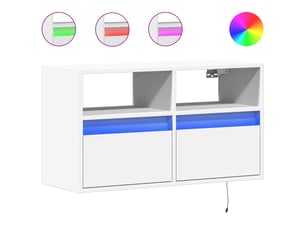 Meuble tv coloris blanc 80 cm <strong></strong> <strong></strong>