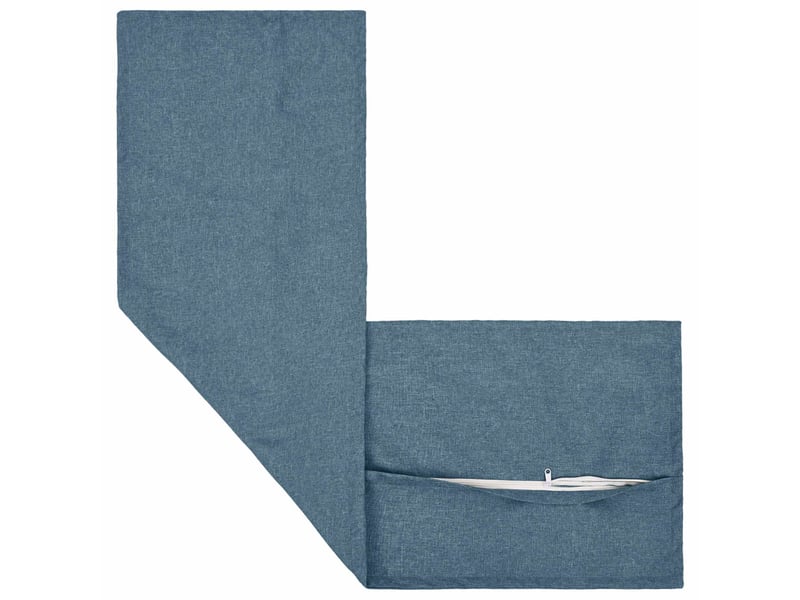  Lot de 2 coussins, coussins décoratifs houten bleu denim lin synthétique cf56472  - Conforama C
