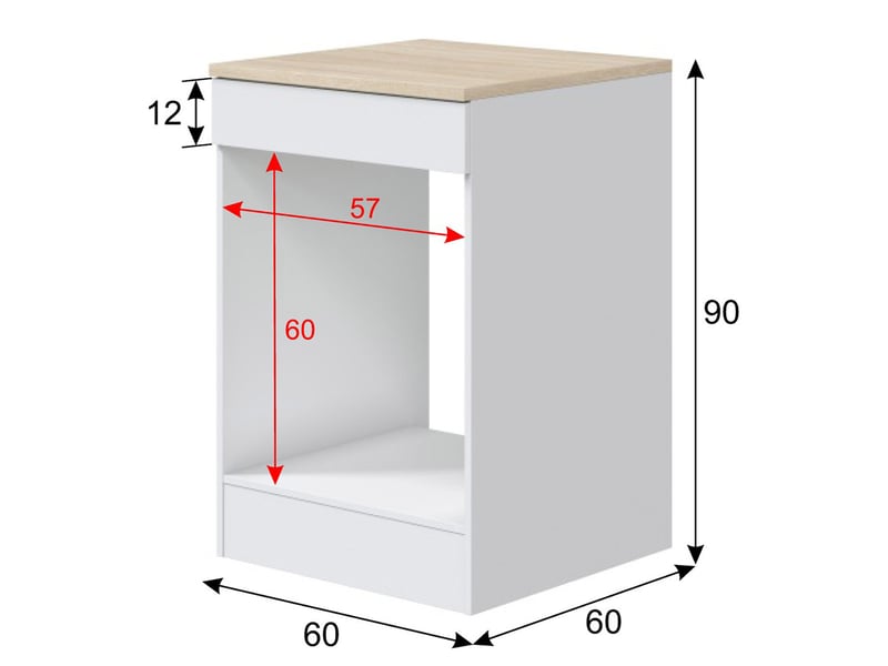 Cuisine complète Cuisineandcie Meuble pour four encastrable eco gris