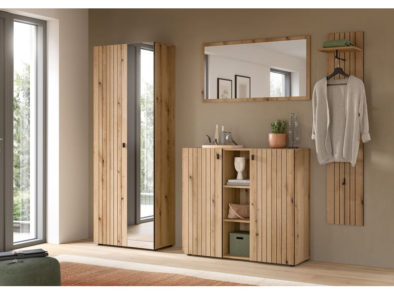  Armoire station (lxhxp : env. 70x192x37 cm) chêne evoke  - Conforama E