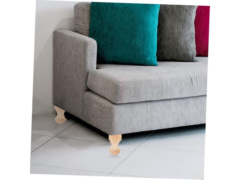  4pièces table bois vintage pour meubles de meubles courts de remplacement pour canapé  - Conforama D