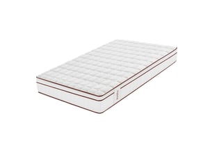 Matelas 80x200 cm MOONIA   Ressorts + mémoire de forme soutien Ferme épaisseur 30 cm
