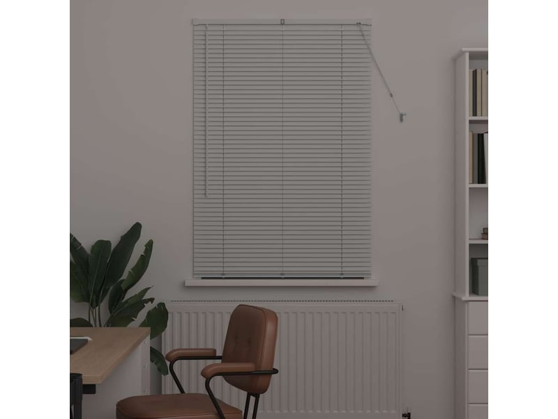 Store vénitien, store de fenêtre blanc 175 x 95 cm 25 mm aluminium cf47772 - Conforama C