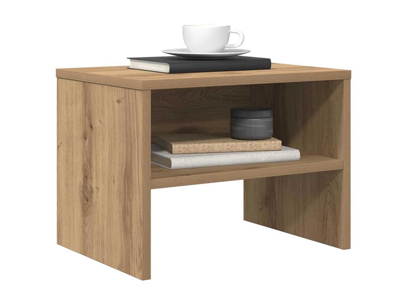  Table de chevet - cabinet de chevet - table de nuit 2 pc chêne artisanal 40 x 30 x 30 cm  - Conforama B