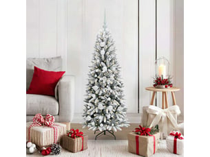 Sapin de noël artificiel, arbre de noël blanc 120 cm shl9504