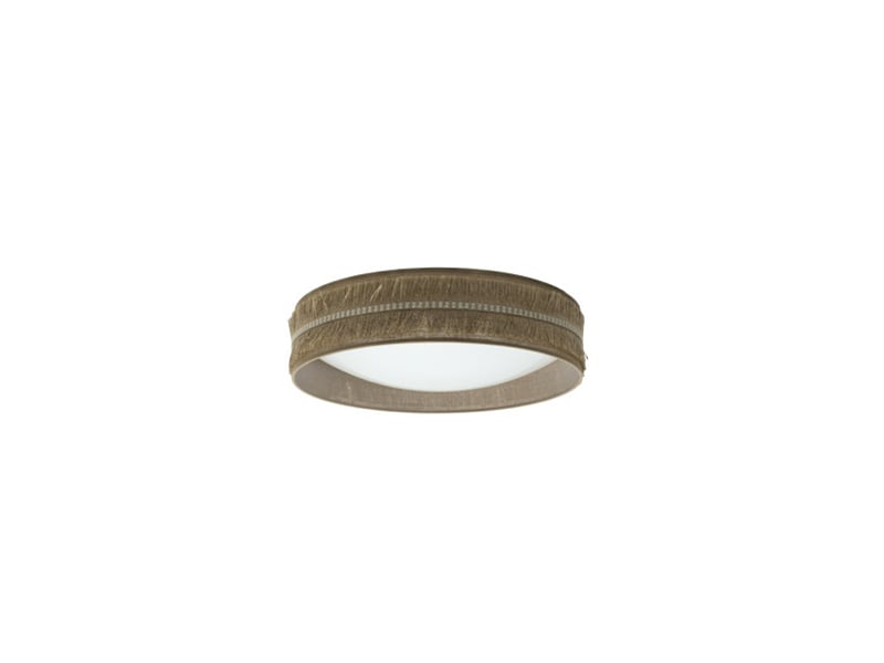  Fabrilamp kala plafonnier led 72 w, 5616 lm, 300040006500 k, beige en toile de jute, ø 50 cm 186785009 - Conforama A