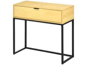 Console 1 tiroir(s)  coloris beige <strong></strong> <strong></strong>