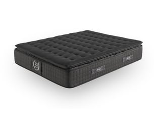 Matelas 90x180 cm MOONIA   Ressorts + mémoire de forme soutien Ferme épaisseur 30 cm