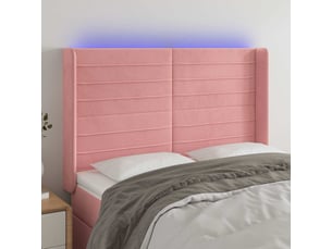 Tete de lit A poser largeur 147 cm rose