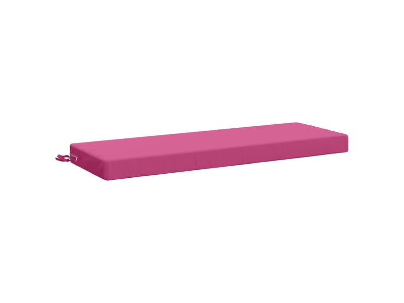 Lot de 2 coussins de banc, coussins d'assise soest 100 % polyester rose cf57341 - Conforama D