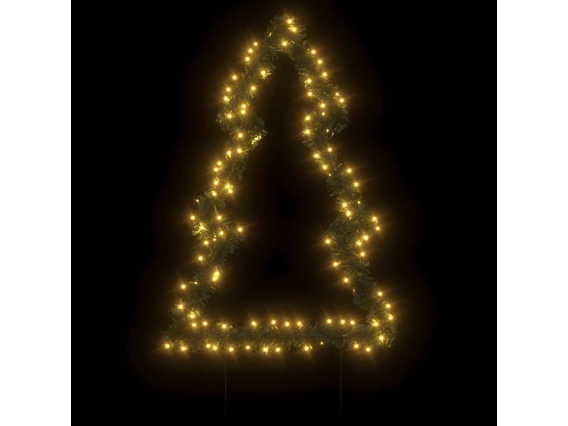  Décoration lumineuse arbre de noël avec piquets 115 led 90 cm  - Conforama C