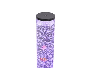 Tube à bulles noir 90 cm avec led rgb - zoop