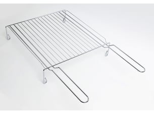 Grille sur pieds en acier chromé 40 x 37 somagic