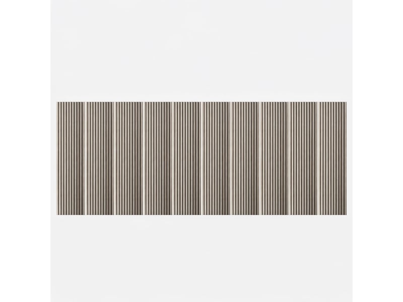 Panneau mural pvc effet bois 10 pcs 120x30 cm - chêne  - Conforama C