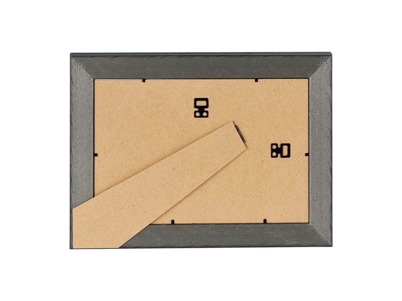  Lot de 2 cadres photos design antique 36,5 x 26,5 x 2 cm à poser ou accrocher décoratif en plastique blanc 13_0013205  - Conforama D