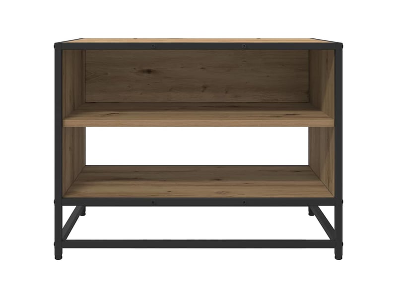  Meuble tv moderne, banc tv 61x40x46 cm chêne artisanal bois d'ingénierie  - Conforama E