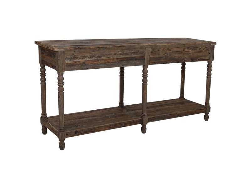  Meuble d'entrée en bois marron 190x50x90,5 cm h  - Conforama D