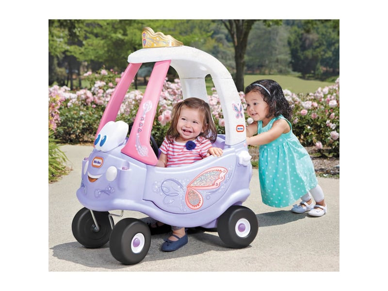  Voiture à roulettes cozy coupe fairy rose et violet 4 roues 360 avec poignée de poussée 170607-PE13 - Conforama C