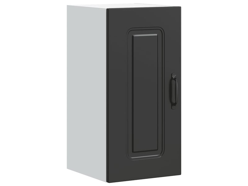  Meuble de rangement, armoire murale de cuisine kalmar noir bois d'ingénierie shl1279  - Conforama A