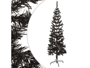 Sapin de noël - arbre de noël étroit noir 150 cm