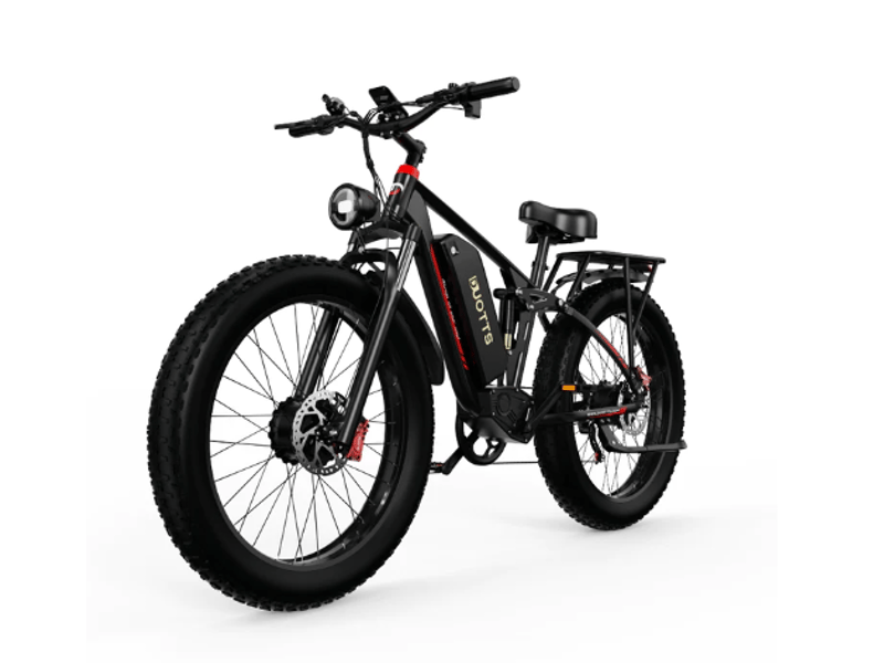 Duotts - duotts vélo électrique s26 750w * 2 moteur 48v20ah batterie vélo électrique neige absorption des chocs hydrauliques 26 * 4.0 pneu large vélo électrique  - Conforama A