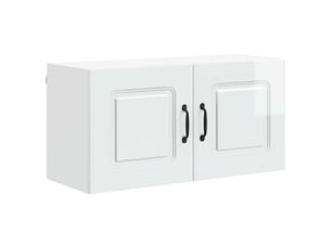 Meuble mural de cuisine | armoire de cuisine blanc brillant 80x31x40cm shl9750