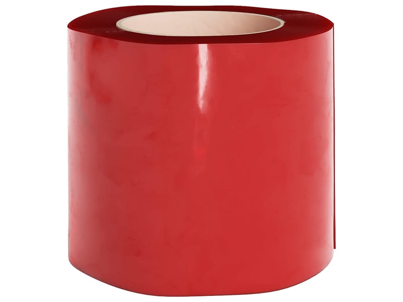  Rideau de porte rouge 200 mmx1,6 mm 25 m pvc cf43622  - Conforama E