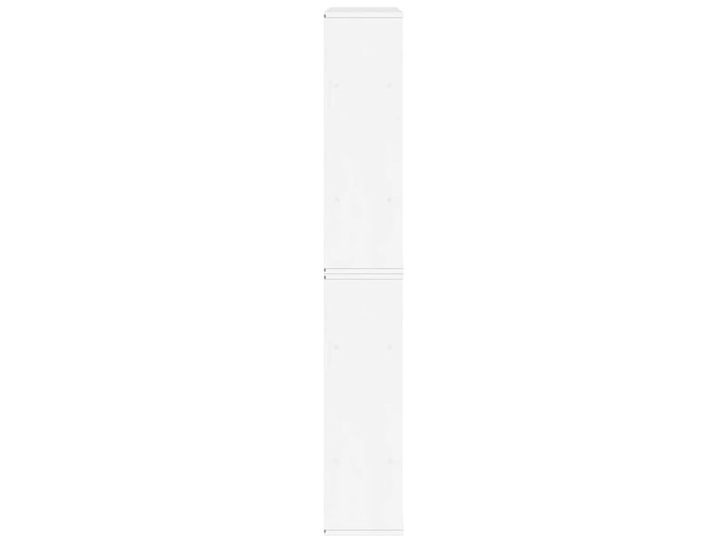  Lot de 5 armoires latérales modulaires pratiques rangement 40 x 24 x 79 cm en bois massif blanc 02_0055965  - Conforama D
