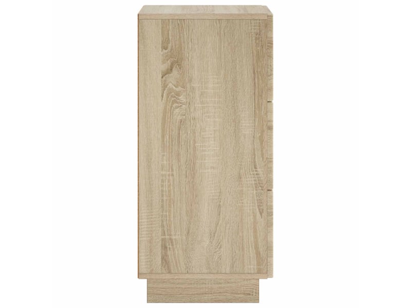  Buffet salon, buffet de rangement chêne sonoma 33,5x34,5x75 cm bois d'ingénierie shl28472  - Conforama E