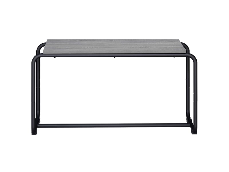  Meuble tv moderne, banc tv 80x35,5x42 cm sonoma gris bois d'ingénierie  - Conforama C