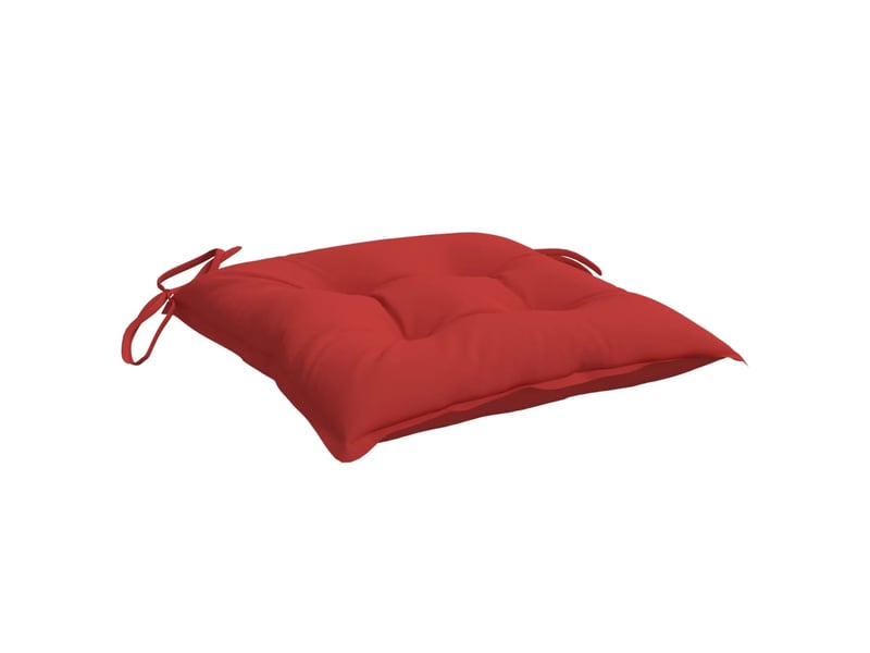  Lot de 6 coussins de palette, coussins de canapé rouge 50x50x7 cm tissu oxford cf59749  - Conforama E