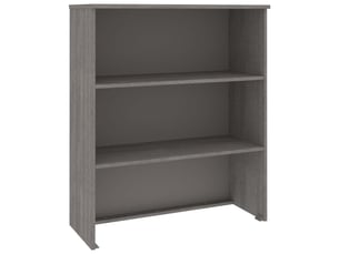 Dessus de buffet - bahut - meuble de rangement hamar gris clair 85x35x100 cm bois de pin