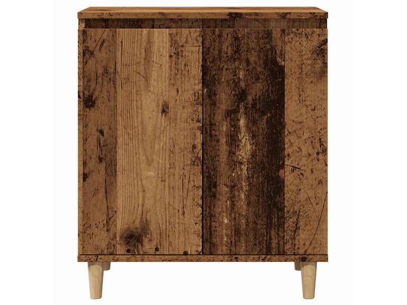  Buffet - bahut - meuble de rangement vieux bois 60x35x70 cm bois d'ingénierie  - Conforama D