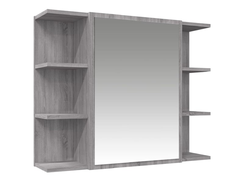  Ensemble d'armoires de salle de bain 3 pcs sonoma gris cf63013  - Conforama C