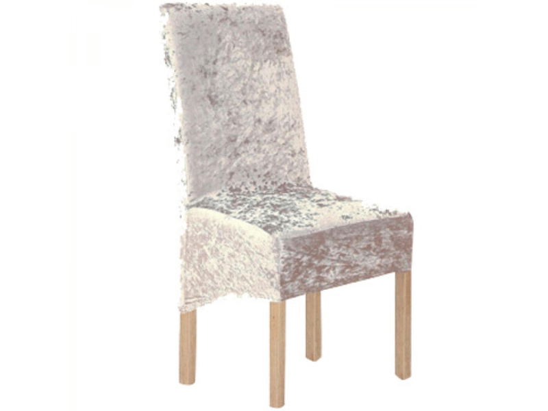  Housse de chaise de salle à manger élastique monobloc, en velours mélangé, amovible, blanche, dimensions 35 x 44 cm x42 cm XLH-ZLS-009286ZLS - Conforama E
