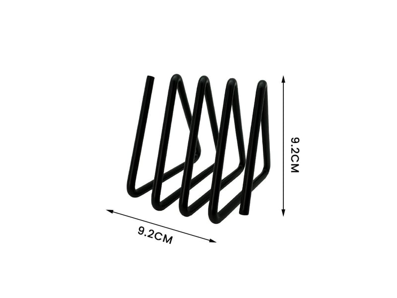 Support de planche à découper en acier inoxydable, 9,2 cm x 9,2 cm, boîte de rangement triangulaire pour planche à découper peu encombrante - Conforama A