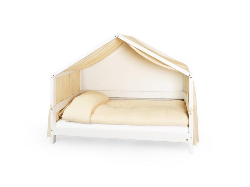  Yappymuslin - rideaux pour lit yappyhytte 75x360 cm - beige 4754010388578 - Conforama B