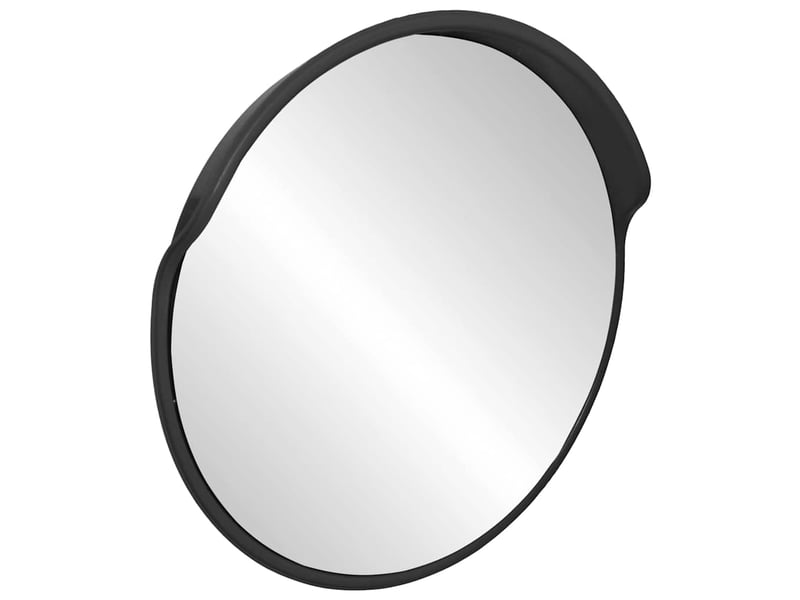  Miroir de circulation convexe extérieur noir ø 45 cm polycarbonate cf62694  - Conforama C