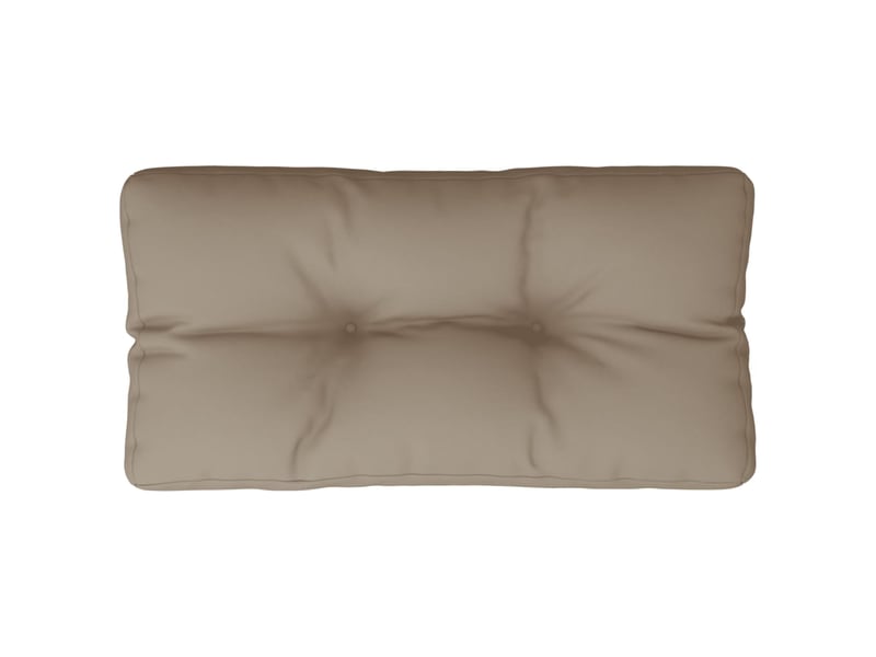  Coussin de palette, coussin de chaise, coussin de canapé taupe 80x40x12 cm tissu cf55470  - Conforama A
