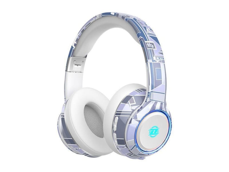  Casque audio bluetooth pliable evozen 5.3 supra-aural rgb led 40 mm micro 404400_AAANT65326_6_DROPFR - Conforama A