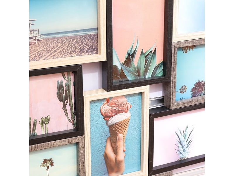  Cadres pour photos cadres pêle-mêle 10pcs 48x55cm  - Conforama D