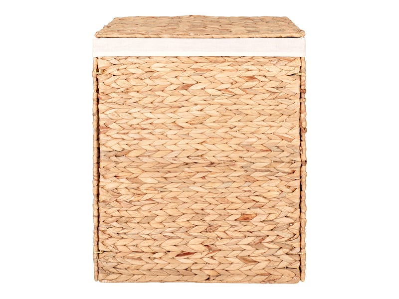  Panier à linge passo en jacinthe d'eau naturelle 43x32x55 cm  - Conforama C