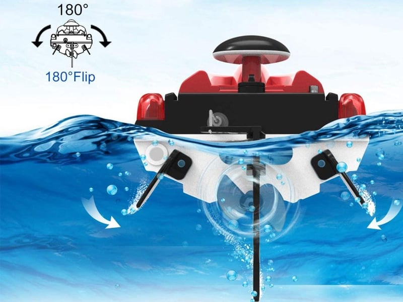 Bateau télécommandé - 2,4ghz - rouge GTK139 - Conforama D