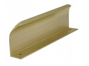 Bouton de meubles doré chant 27,6cm mat ua02
