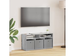 Meuble tv coloris gris 87 cm <strong></strong>  <strong></strong>