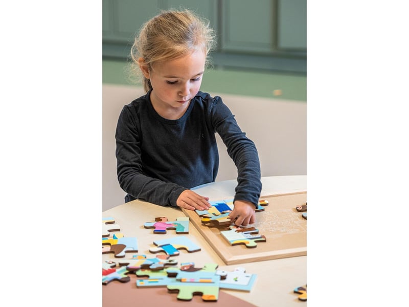  Educo routine quotidienne - prendre un bain  16 pièces de puzzle 8719924062651 - Conforama E